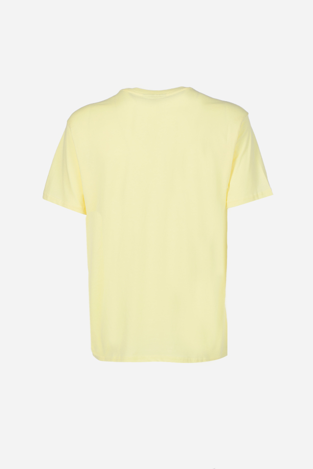 T-SHIRT CON STAMPA RELAXED GIALLO