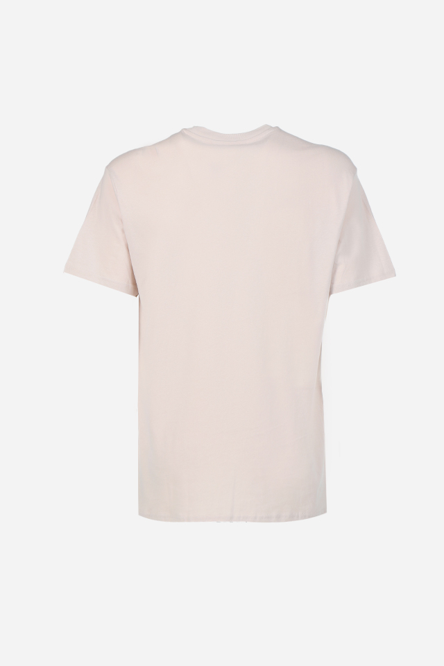 T-SHIRT CON STAMPA RELAXED BEIGE CHIARO