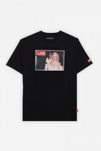 T- shirt Marilyn Monroe nero