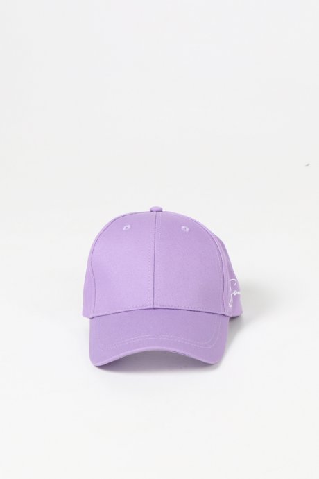 Cappello baseball in cotone viola