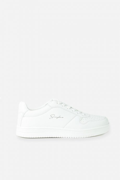Sneakers basic ecopelle bianco