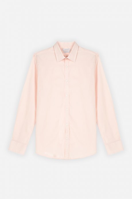 Camicia stretch basic rosa
