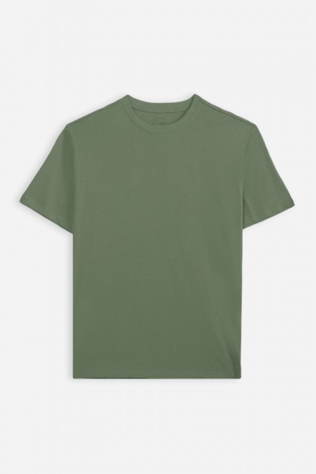 T-shirt basic verde militare