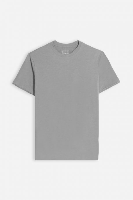 T-shirt girocollo basic grigio