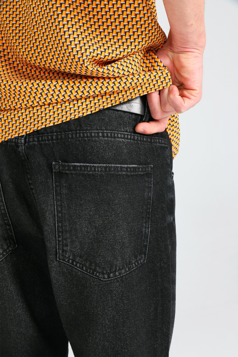 JEANS CARROT FIT NERO